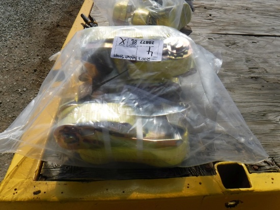 (4) Unused Ratchet Cargo Straps,