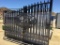 Unused 20' Wrought Iron Gate w/Deer Motif.