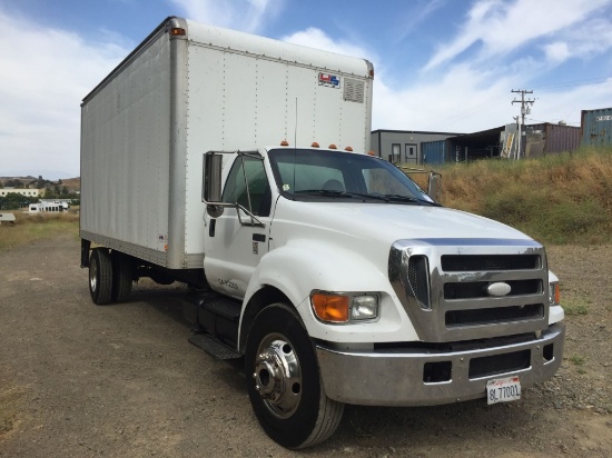 Ford F650 Van Truck,