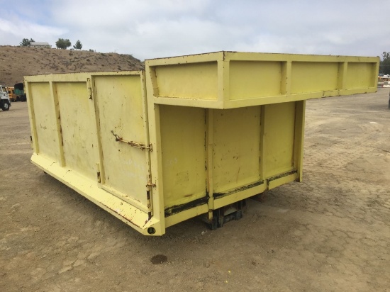 12' x 80" Chipper Truck Dump Box.