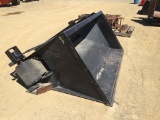 Loader Bucket w/Conveyor Belt,