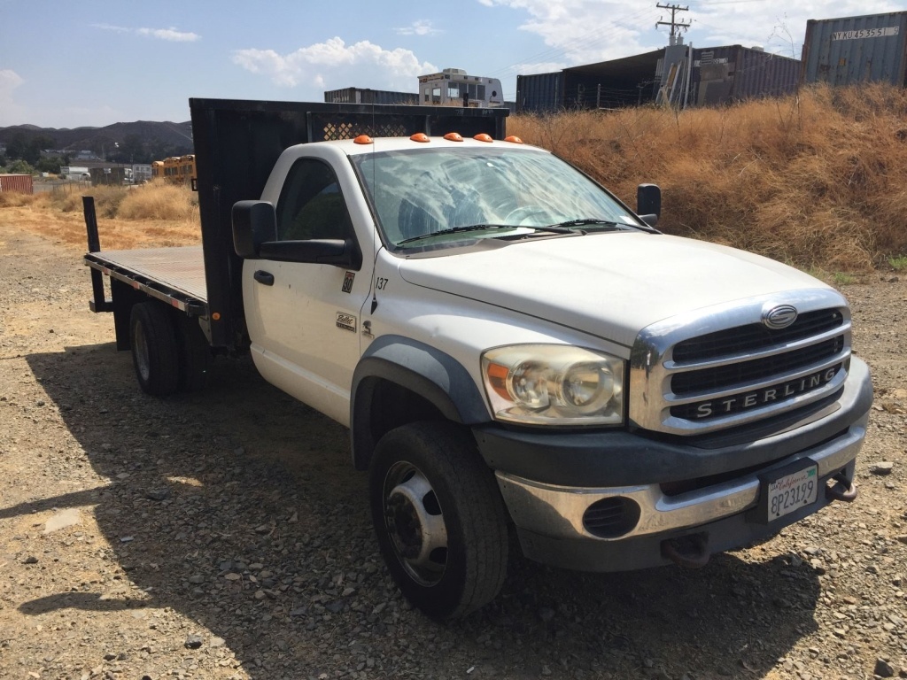 2008 sterling bullet flatbed truck commercial trucks hauling transport trucks flatbed trucks auctions online proxibid proxibid