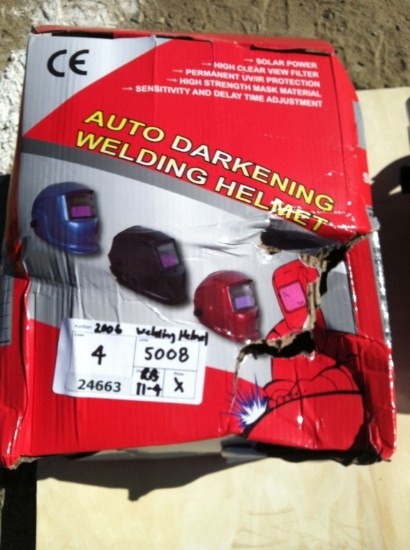 Unused 2020 Auto Darkening Welding Helmet.