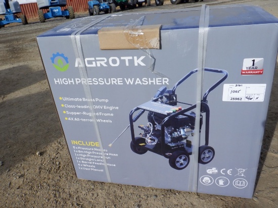 Unused 2020 Agrotk 180C 3000 PSI Pressure Washer,