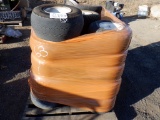 Pallet of Misc Golf Cart Tires and Rims.