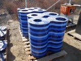(2) Pallets of (4) Recycling/Garbage Combo Cans.