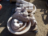 3-Tier Concrete Yard Fountain w/Electric Pump.