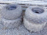(2) Duro AT20X10-9 Tires & 4-Lug Rims,
