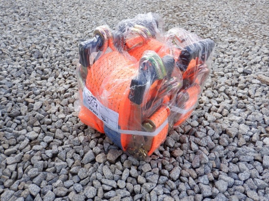 (4) Unused 2020 2" x 27' Ratchet Cargo Straps,