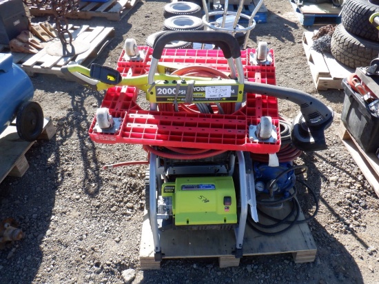 Pallet of (2) Ryobi Electric Pressure Washer,