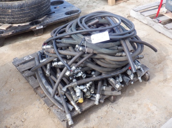 Pallet of Misc Hydraulic Hoses.