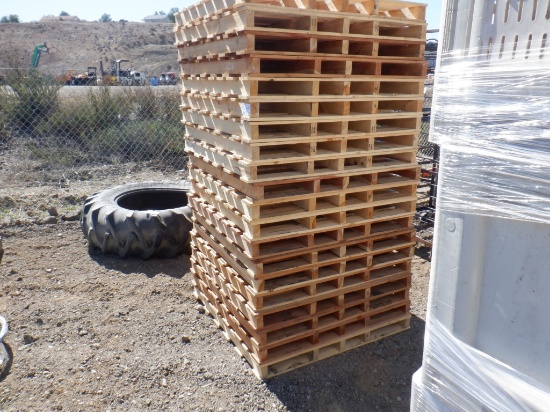 (20) 43" x 45" Wood Pallets.