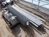 Pallet of (7) Metal Fence Poles,