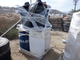 Pallet of Misc Plastic Trash Cans & Barrels.