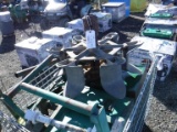 Wire Crate of Misc Greenlee Pipe Bender Parts.