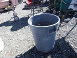 Trash Can w/Dolly of Misc Electric & Battery