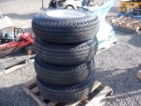 (4) Nanco 8.75-16.5 Tires & 8-Lug Rims.