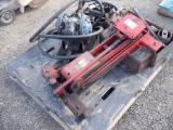 Pallet of Misc Items Including Transmission Jack,