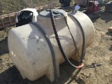 300 Gallon Plastic Tank w/Pump.
