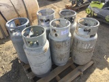 Pallet of (6) Propane Bottles,