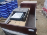 Office Desk and HP Printer.