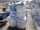 Pallet of Misc Plastic Barrels & Trash Cans.