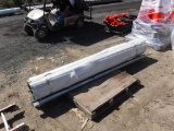 8' Wide Metal Roll Up Shop Door.