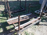 Metal Cart and (7) Metal Floor Shoring.