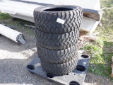 (4) Comforser 33x12.50R20LT Tires.