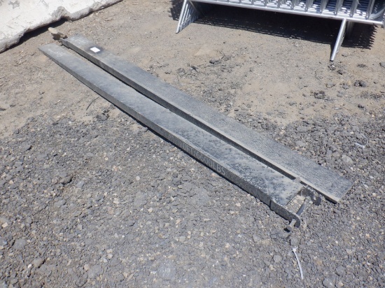 (2) Unused 2020 Greatbear 112" Fork Extensions,