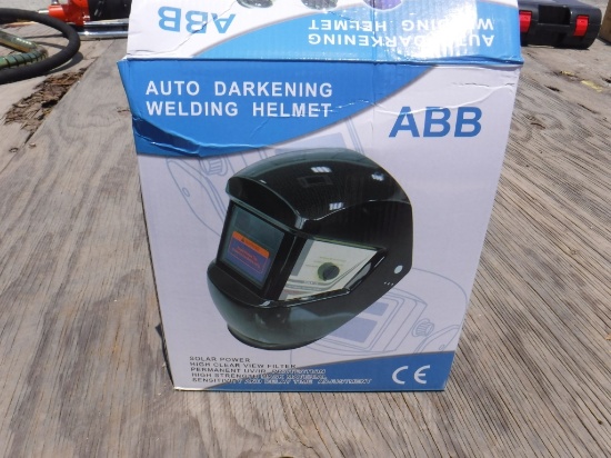 Unused 2021 Auto-Darkening Welding Helmet.