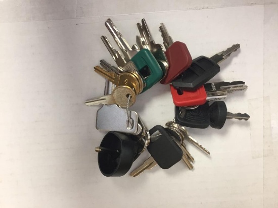 (24) Unused Equipment Master Keys,