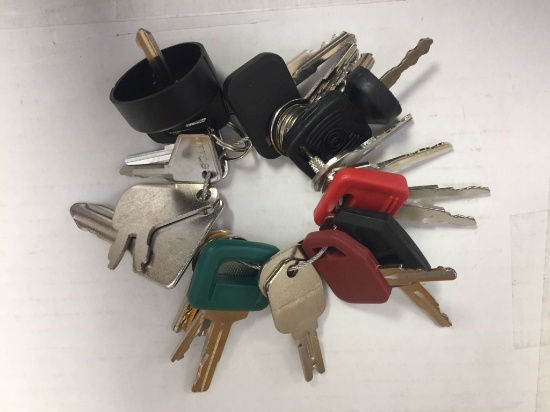 (24) Unused Equipment Master Keys,