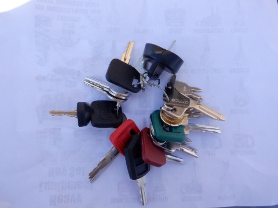 (24) Heavy Equipment Master Keys.