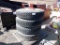 (4) Bridgestone 11R24.5 Truck Tires & Rims.