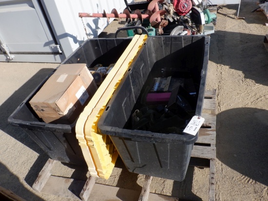 Pallet of Misc Items, Including Oil Filters,