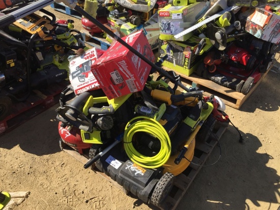 Pallet of Misc Power Tools Including
