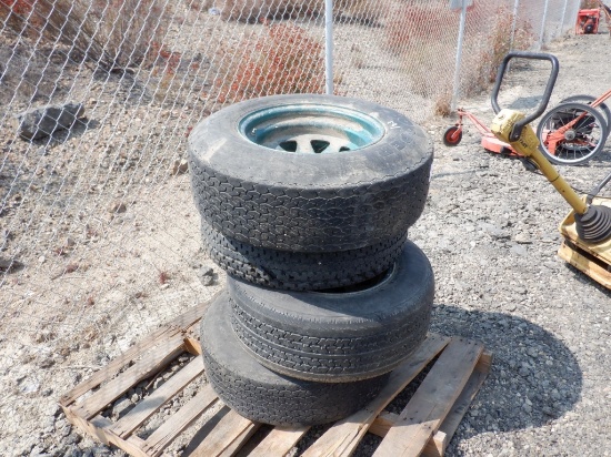 215/875R14 Tire & Rim,