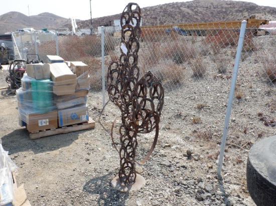6'4" x 50" Horseshoe Saguaro Cactus Statue,