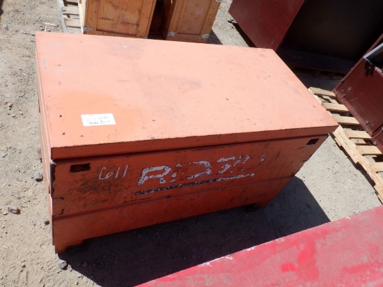 24" x 48" x 24" Rdigid Job Box of Misc Items