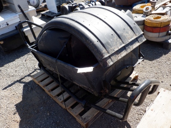 Pallet of Misc Items Including Truck Bumper,