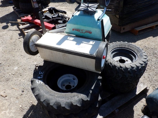 Golf Cart Rim, (7) Misc Golf Cart Tires & Rims,