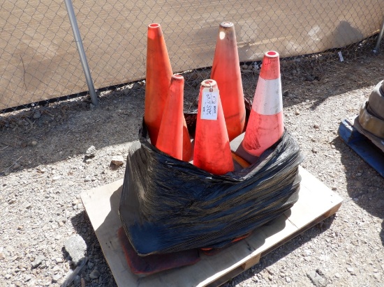 Pallet of Caution Cones.