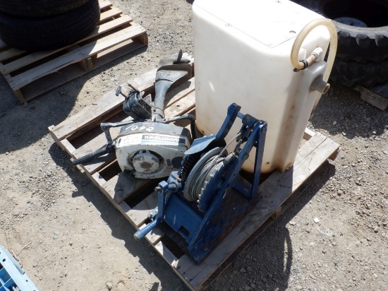 Hand Crank Boat Winch,
