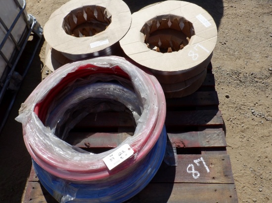 Pallet of Misc Rolls of Pex Pipe,
