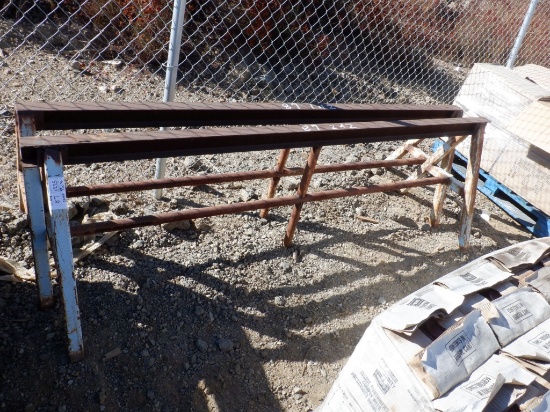 (2) 26" x 91" x 28" Metal Saw Horses.