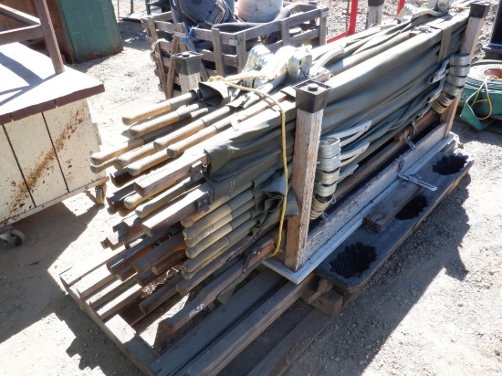 Pallet of Misc Military Cots.