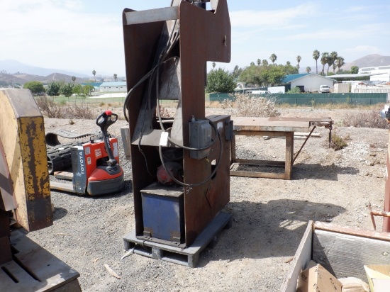 Large Industrial Hydraulic Press.