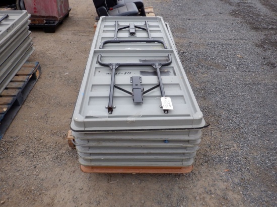 (7) Plastic & Metal Folding Tables.