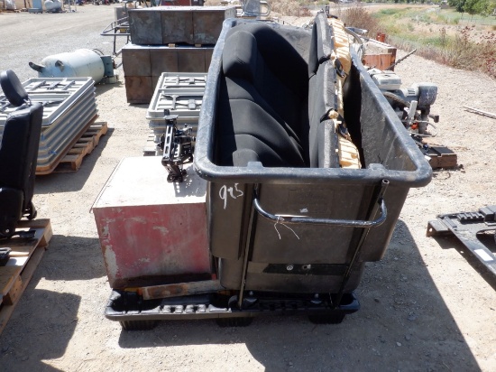 Rubber Trash Cart, Bus Bench Seats,